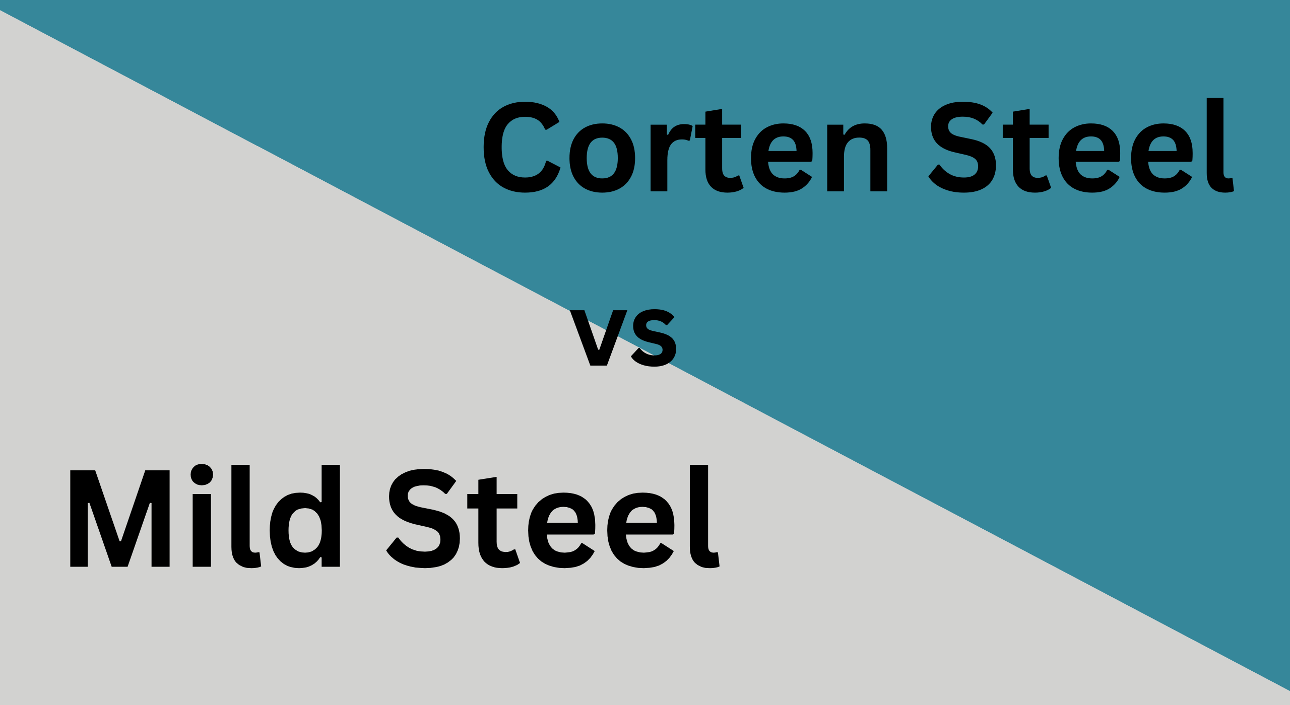 Corten steel vs Mild steel
