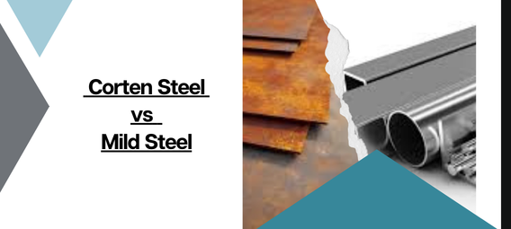 Corten steel and mild steel plates for structural and outdoor applications
