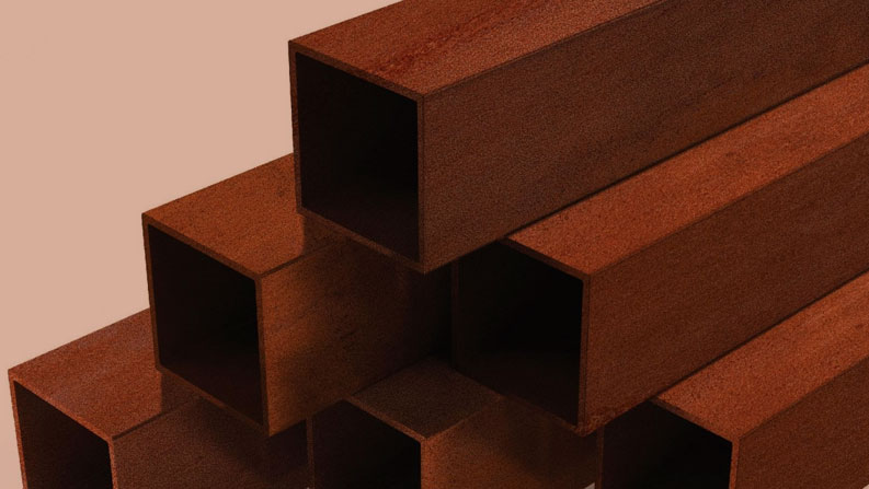 Corten Steel Square Tube Corten Steel Square Tube